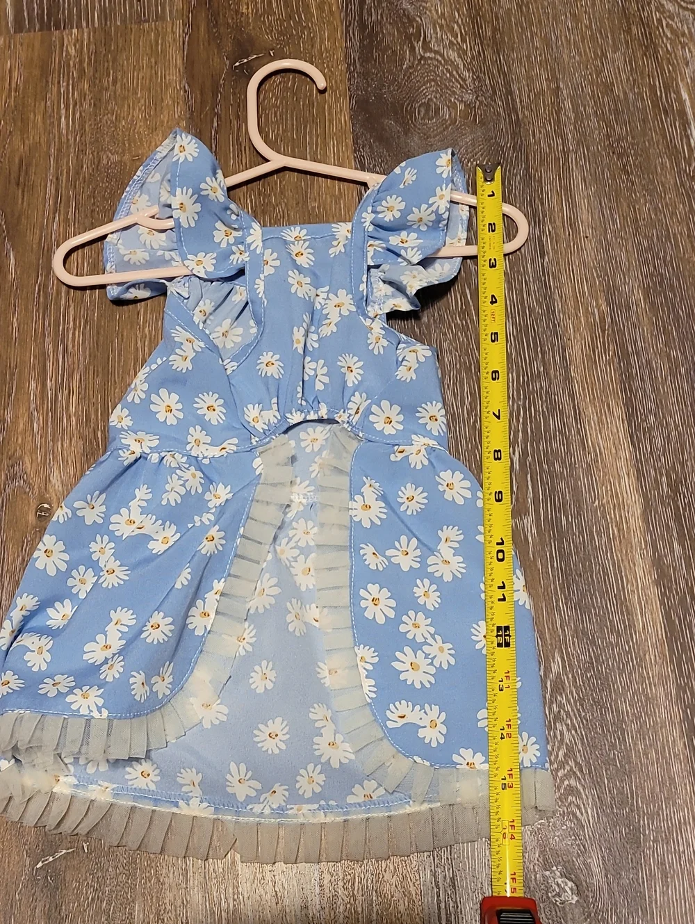 Doggie Dress Summery Daisy With Ruffles
